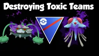 I WENT HUNTING TOXIC TEAMS IN THE GREAT LEAGUE FT Shadow Ferrathorn Tentacruel & Quagsire