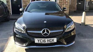 **MERCEDES BENZ C200 AMG LINE COUPE WALK-AROUND** NOW ON SALE QCARS.CO.UK