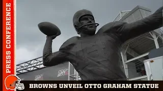 Browns Unveil Otto Graham Statue | Cleveland Browns