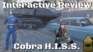 G.I. JOE COBRA H.I.S.S. Interactive Tank Review, World of Tanks Console, Cold War Mode.