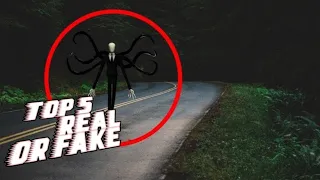 #5 Slenderman Caught on Camera in real life