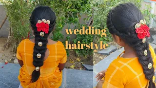 South indian bridal hairstyle| Gorgeous bridal hairstyle