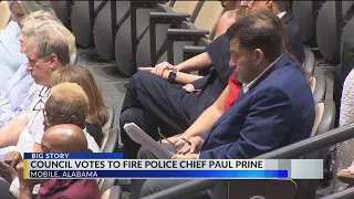 Council votes to fire Police Chief Paul Prine