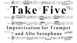 Take Five IMPROVISATION for TRUMPET and ALTO SAX (feat. D. Faustov)