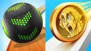 Going Balls Vs Coin Rush Android iOS Mobile Gameplay Walkthrough