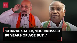 Kharge Saheb, you crossed 80 years of age but could not understand India...:  Shah at Bihar rally
