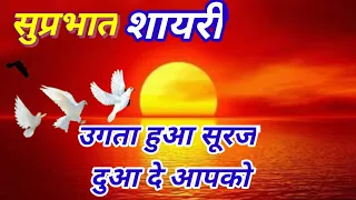 उगता हुआ सूरज दुआ दे आपको | Suprabhat Shayari | महकती सुबह आई | Good Morning Shayari