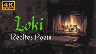 Loki ASMR - Poetry Reading by the Fireplace