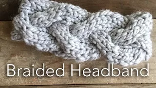 Knitted Braided Headband