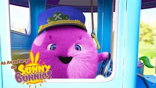 As Aventuras de Sunny Bunnies | Choo Choo Boo | Série 4 | Desenhos Animados Infantis