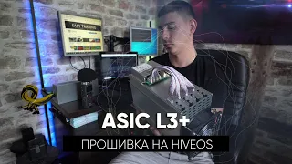 Настройка, запуск  и прошивка асика L3+ на Hiveos. Если асик не прошиваеться