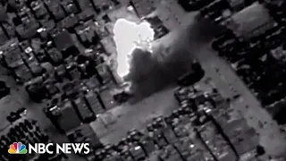 Israeli military video shows 'strikes on Hamas military targets' inside the Gaza Strip