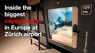 Inside Zürich Airport's Capsule Hotel