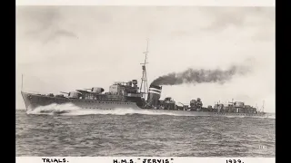 HMS Jervis - Said to Have Lost No Crew to Enemy Action