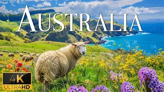 FLYING OVER AUSTRALIA (4K Video UHD) - Relaxing Music With Beautiful Nature Film For Stress Relief