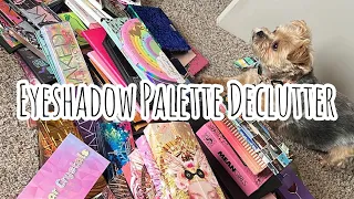 Eyeshadow Palette Collection and Declutter - January 2023