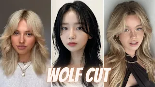 This is your sign to get a WOLF CUT  💇🏻 TikTok Trend Compilation I Mullet Shag Hair Transformation