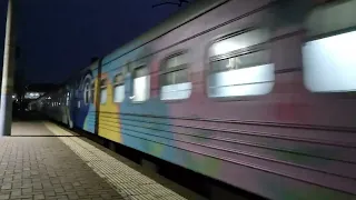 🇺🇦 "Перший рейс у Кишинів" Електровоз ЧС4-055 з поїздом EN 351 Київ - Кишинів