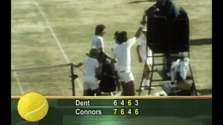 Australian Open 1974 Final - Jimmy Connors v Phil Dent (Set Point & Match Point)