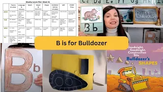 B is for Bulldozer | COMPLETE Preschool/Pre-K/K5 | Session 4, DAY 80