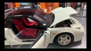 NSX Type R v NSX NC1 Autoart 1:18 Scale side by side