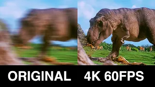 I Upscaled JURASSIC PARK (1993) To 4K 60FPS Using AI & The Results Will Blow Your Mind