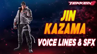 Tekken 8: Jin Kazama Voice Lines & Efforts + SFX