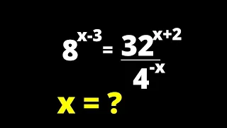 Math Olympiad Problem | Beautiful Exponential Equation. | Solve Very Fast This Way...