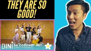 BINI Da Coconut Nut Dance Rehearsal Reaction - BINI Dance Practice Reaction