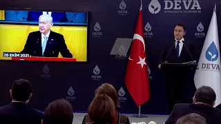 Ali Babacan Bahçeli'nin tutarsızlıkları meşhur dedi videolar izletti