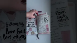 February Bullet journal set up! Link to watch in comments below