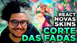 REACT NOVAS SKINS CORTE DAS FADAS ft. @jinkiwinkki @lyslysz