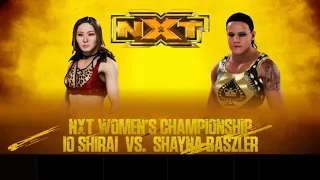WWE2K20: Io Shirai's Path Episode 4: Steel Cage Match; Shayna Baszler vs. Io Shirai at NXT 6/26/19
