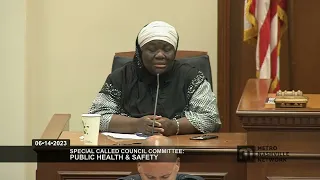 06/14/23 Council Committees: Public Health & Safety