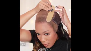 Tutorial: How to Wear the Wig Naturally with True Scalp Tape | Get Your Dreamy Hair from Hairvivi