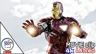 Iron Man vs Loki | Los Vengadores (2012) | Español Latino (4K ULTRA HD)