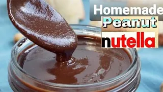 Nutella recipe | homemade Nutella recipe | chocolate and almond syrup vegan spread |chocolate syrup