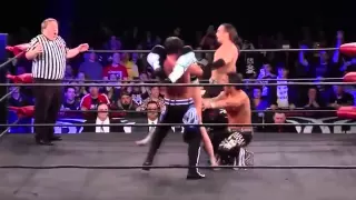 AJ Styles & Young Bucks KILLS Evan Bourne ( ROH 2015 )