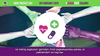 Rare Disease Day Official Video 2023 - Filipino