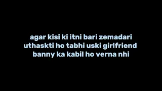 Sahi Girlfriend aisi hoti hai - Motivational Poetry In Hindi