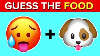 Guess The Food By Emoji 🍔🍕 | Food Emoji Quiz 🍰