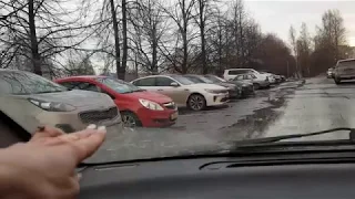 Парковка задним ходом☝️в реальных условиях у магазина|reality parking lesson