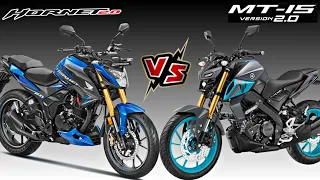 Yamaha MT-15 V2.0 Vs Honda Hornet 2.0 Comparison Why Hornet 2.0 is Better ?