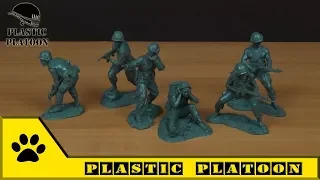 Солдатики Plastic Platoon: первая кавалерийская дивизия США,  война во Вьетнаме