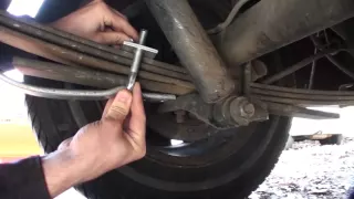 How to install Leaf Helper Springs