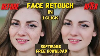Professional Skin Retouching Software | High End Retouching | Photoshop  | 1 Minute or less