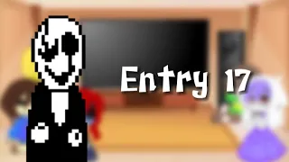 Undertale reacts to Gaster || 3/7 || Entry 17 || [🇺🇸/🇲🇽]