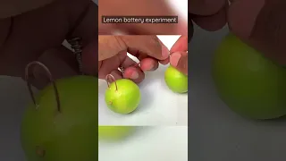 Generate electricity with lemons