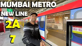MUMBAI NEW METRO - Line 2A and 7 FULL VIDEO TOUR  - HINDI.