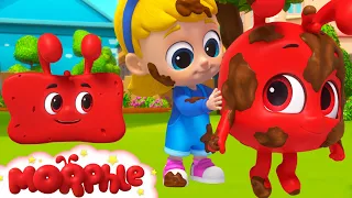 Muddy Morphle Takes A Bath - Morphle and Mila Adventure | Cartoons for Kids | My Magic Pet Morphle